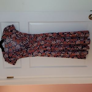 Leota faux wrap sweetheart dress